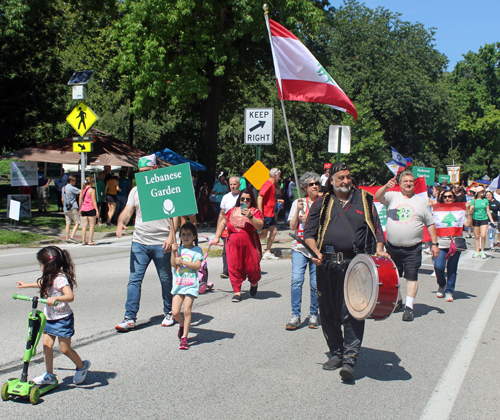 Lebanese Cultural Garden in the Parade of Flags at One World Day